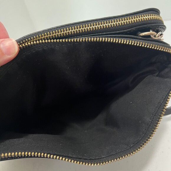 ZARA Trafaluc Black Crossbody Chain Strap Bag Handbag Purse - Picture 7 of 11